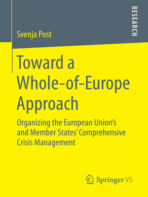 cover image of Toward a Whole-of-Europe Approach
